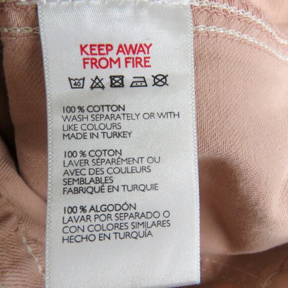 BDG Urban Outfitters Pink Denim Baggy Cargo Jogger Pants Size 27 - Picture 6 of 11